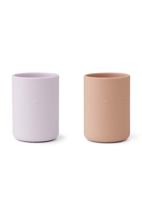 Дитячий кухлик Liewood 2-pack колір рожевий (3276921) Дитячий кухлик Liewood 2-pack колір рожевий (3276921)