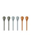 Набір ложок для дітей Liewood 6-pack колір блакитний (3687055)