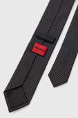 Шовковий галстук HUGO колір чорний (2884996) Шовковий галстук HUGO колір чорний (2884996)