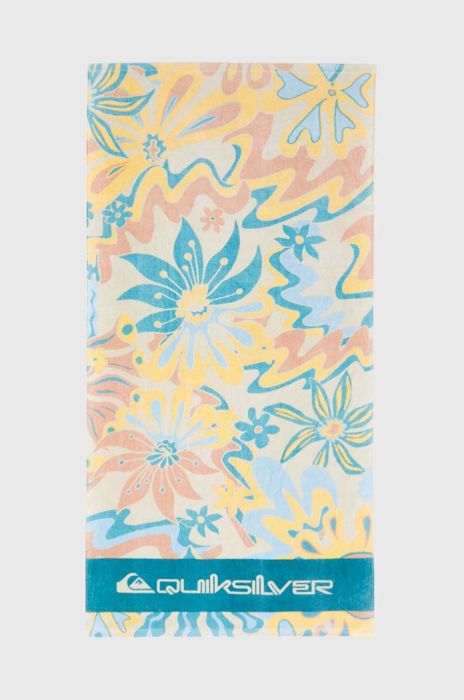 Бавовняний рушник Quiksilver колір бежевий
