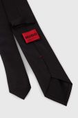 Шовковий галстук HUGO колір чорний (3195669)
