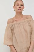 Блузка Twinset жіноча колір бежевий однотонна