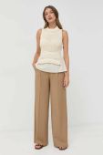 Топ Twinset колір бежевий Топ Twinset колір бежевий