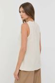 Топ Twinset колір бежевий Топ Twinset колір бежевий