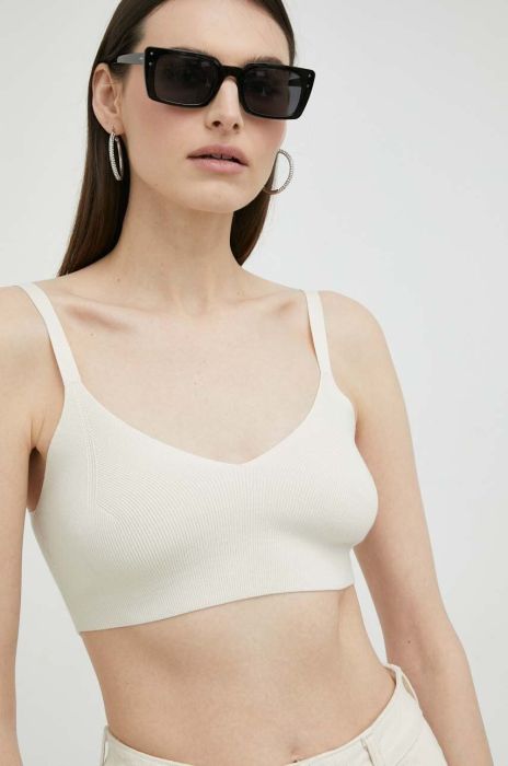 Топ Drykorn жіночий колір бежевий (3072827) Топ Drykorn жіночий колір бежевий (3072827)