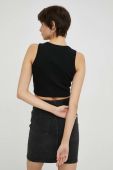Бавовняний топ Drykorn Nadeen колір чорний
