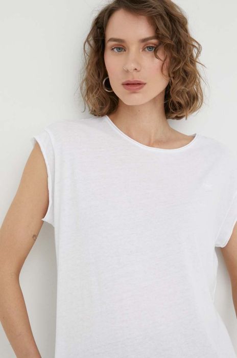 Бавовняна футболка Mustang колір білий (3294653) Бавовняна футболка Mustang колір білий (3294653)