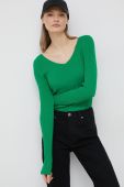 Светр Joop! жіноча колір зелений однотонна