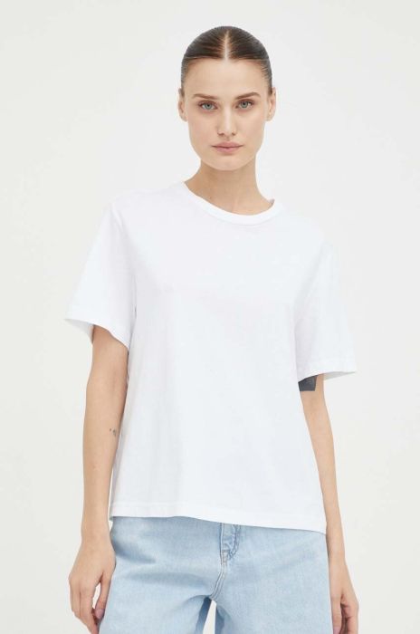 Бавовняна футболка Mustang колір білий (3317145) Бавовняна футболка Mustang колір білий (3317145)