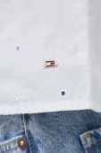 Бавовняна блузка Tommy Hilfiger жіноча колір білий однотонна