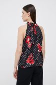 Блузка Artigli жіноча колір чорний візерунок (3152628)