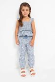 Дитяча бавовняна блузка Mayoral колір синій візерунок (2938902) Дитяча бавовняна блузка Mayoral колір синій візерунок (2938902)