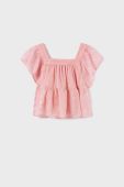 Дитяча блузка Mayoral колір рожевий візерунок (2938948)