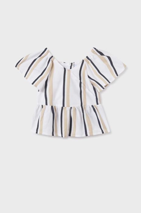 Дитяча блузка Mayoral колір чорний візерунок (2973151)