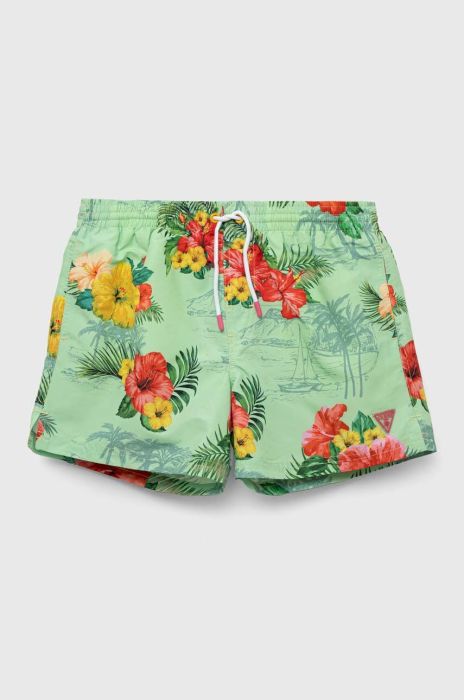 Дитячі шорти для плавання Guess колір зелений (3274800) Дитячі шорти для плавання Guess колір зелений (3274800)