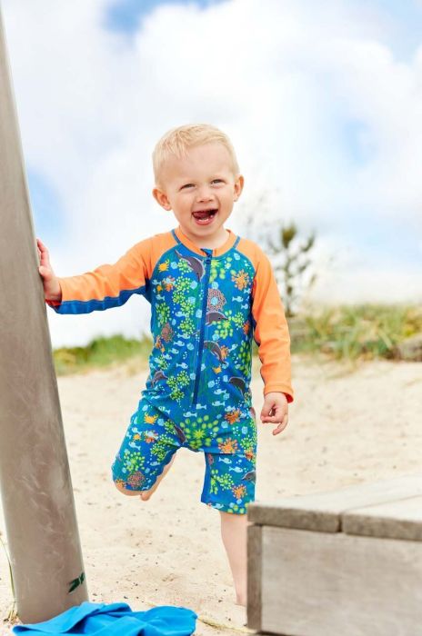 Комбінезон для купання - дитячий купальник Lego колір помаранчевий Комбінезон для купання - дитячий купальник Lego колір помаранчевий