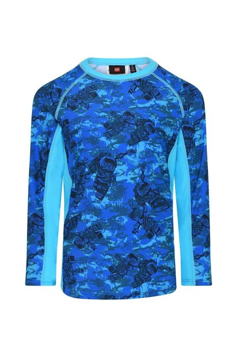 Дитячий купальний лонгслів Lego колір блакитний (3093850) Дитячий купальний лонгслів Lego колір блакитний (3093850)