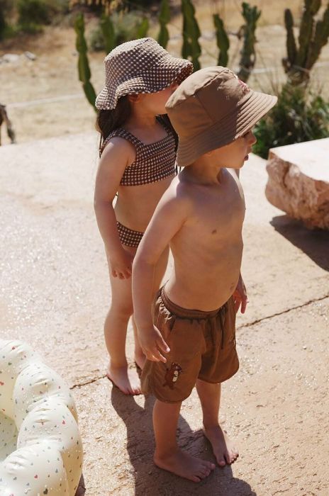 Дитячі шорти для плавання Konges Sl?jd колір коричневий (2999288) Дитячі шорти для плавання Konges Sl?jd колір коричневий (2999288)