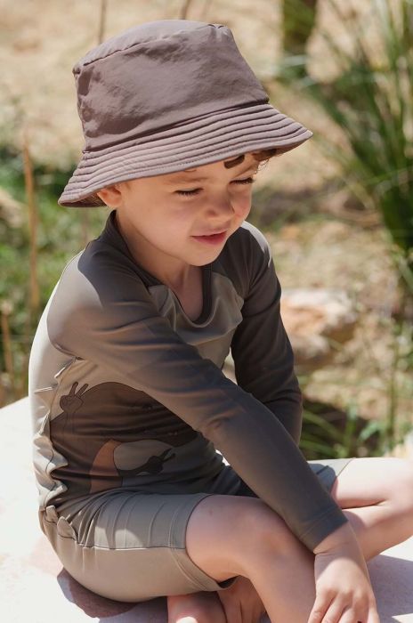 Комбінезон для купання - дитячий купальник Konges Sl?jd колір зелений Комбінезон для купання - дитячий купальник Konges Sl?jd колір зелений