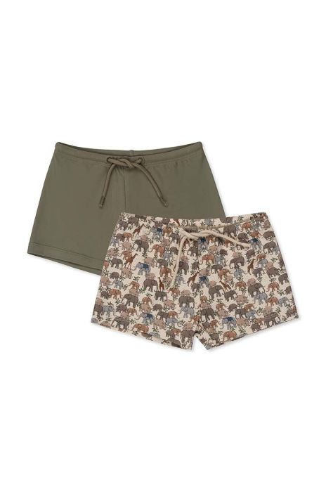 Дитячі шорти для плавання Konges Sl?jd 2-pack колір барвистий Дитячі шорти для плавання Konges Sl?jd 2-pack колір барвистий