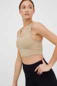 Спортивний бюстгальтер Guess колір коричневий візерунок (2908454) Спортивний бюстгальтер Guess колір коричневий візерунок (2908454)