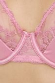 Бюстгальтер Guess колір рожевий мереживо однотонний (3535039)