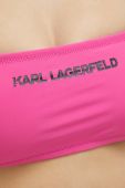 Купальний бюстгальтер Karl Lagerfeld колір рожевий злегка ущільнена чашечка (2893443) Купальний бюстгальтер Karl Lagerfeld колір рожевий злегка ущільнена чашечка (2893443)