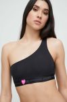 Бюстгальтер Puma колір чорний однотонний Бюстгальтер Puma колір чорний однотонний