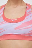 Спортивний бюстгальтер Mizuno Alpha Graphic колір рожевий візерунок (3232327) Спортивний бюстгальтер Mizuno Alpha Graphic колір рожевий візерунок (3232327)