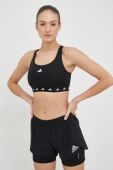 Спортивний бюстгальтер adidas Performance Powerreact колір чорний Спортивний бюстгальтер adidas Performance Powerreact колір чорний