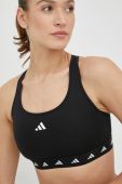 Спортивний бюстгальтер adidas Performance Powerreact колір чорний Спортивний бюстгальтер adidas Performance Powerreact колір чорний