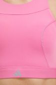 Спортивний бюстгальтер adidas Performance колір рожевий однотонний (3240856) Спортивний бюстгальтер adidas Performance колір рожевий однотонний (3240856)