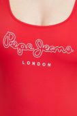Суцільний купальник Pepe Jeans Olena колір червоний м'яка чашечка Суцільний купальник Pepe Jeans Olena колір червоний м'яка чашечка