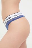 Стринги Pepe Jeans прозоре колір блакитний Стринги Pepe Jeans прозоре колір блакитний