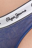 Стринги Pepe Jeans прозоре колір блакитний Стринги Pepe Jeans прозоре колір блакитний