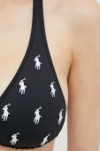 Купальний бюстгальтер Polo Ralph Lauren колір чорний злегка ущільнена чашечка (2999365)