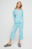 Піжама Lauren Ralph Lauren жіноча колір блакитний (3172947)