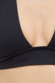 Купальний бюстгальтер Polo Ralph Lauren колір чорний м'яка чашечка Купальний бюстгальтер Polo Ralph Lauren колір чорний м'яка чашечка
