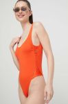 Суцільний купальник Twinset колір помаранчевий м'яка чашечка Суцільний купальник Twinset колір помаранчевий м'яка чашечка