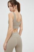 Спортивний бюстгальтер Juicy Couture Lazlo колір сірий однотонний