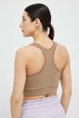 Спортивний бюстгальтер Fila Corte колір зелений однотонний Спортивний бюстгальтер Fila Corte колір зелений однотонний