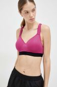 Спортивний бюстгальтер Fila Reut колір рожевий однотонний Спортивний бюстгальтер Fila Reut колір рожевий однотонний