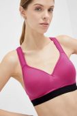 Спортивний бюстгальтер Fila Reut колір рожевий однотонний Спортивний бюстгальтер Fila Reut колір рожевий однотонний