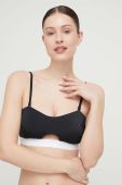 Роздільний купальник Fila колір чорний злегка ущільнена чашечка (3069082)