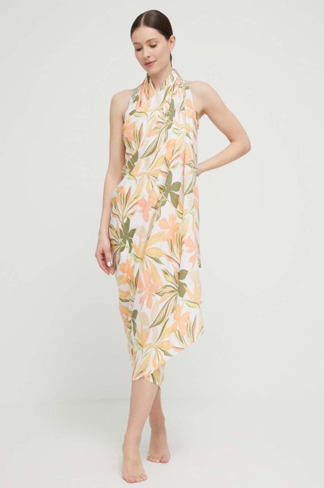 Пляжне парео Roxy колір бежевий Пляжне парео Roxy колір бежевий