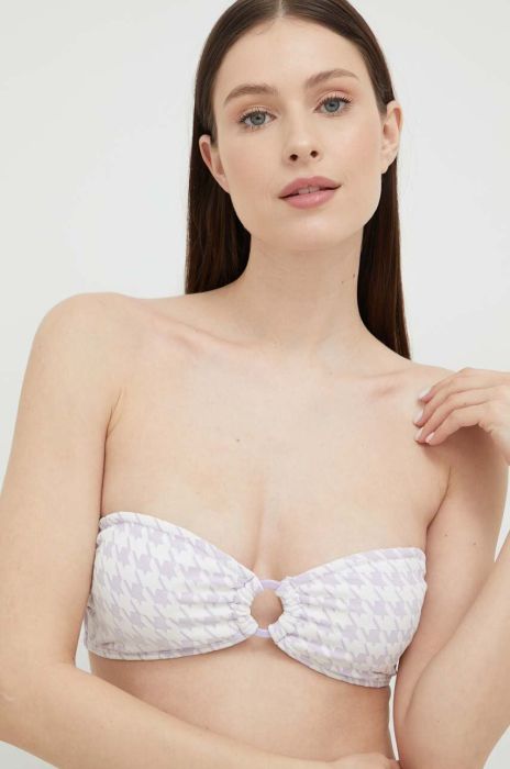 Купальний бюстгальтер Roxy колір фіолетовий злегка ущільнена чашечка (3051127) Купальний бюстгальтер Roxy колір фіолетовий злегка ущільнена чашечка (3051127)