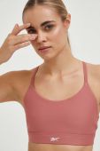 Бюстгальтер для йоги Reebok колір помаранчевий однотонний