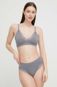 Бюстгальтер United Colors of Benetton колір сірий однотонний (3069392)