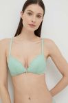 Бюстгальтер United Colors of Benetton колір зелений мереживо однотонний Бюстгальтер United Colors of Benetton колір зелений мереживо однотонний