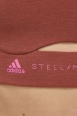 Спортивний бюстгальтер adidas by Stella McCartney TrueStrength колір коричневий